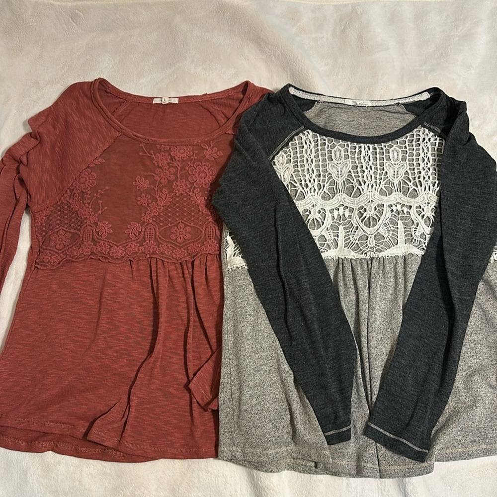 Maurice’s long sleeve shirt pair